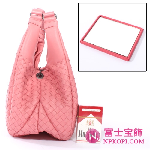 【2010年秋冬モデル】Bottega Veneta/ボッテガ・ヴェネタ  ラムスキン ショルダーバッグ ペタルピンク 125787V00166678